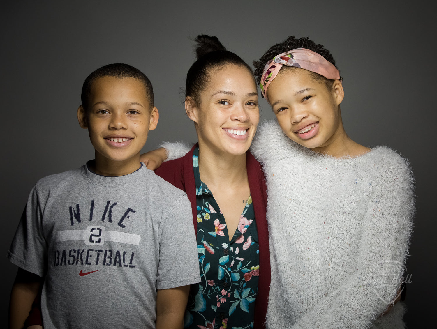 Sharmaine Rieux, Jason Forte and Jardyn Forten