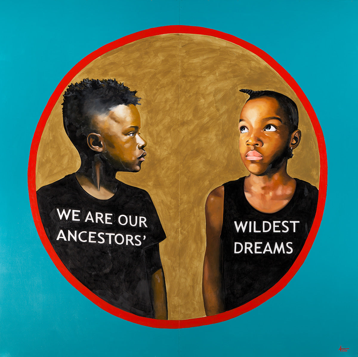 POSTER - ADRIENNE BROWN DAVID's MURAL - WE ARE OUR ANCESTORS