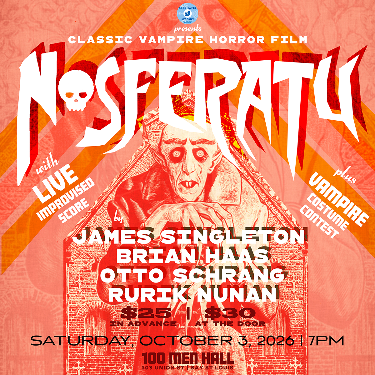 Nosferatu: An Improvised Symphony of Horror - Sat, Oct 3, 2026 @ 7PM