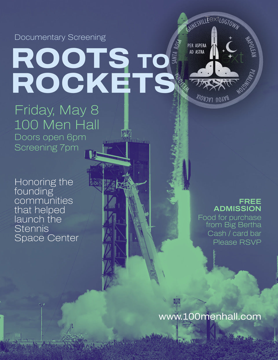 Screening: Roots to Rockets - Fri, May 8, 2026 at 7PM