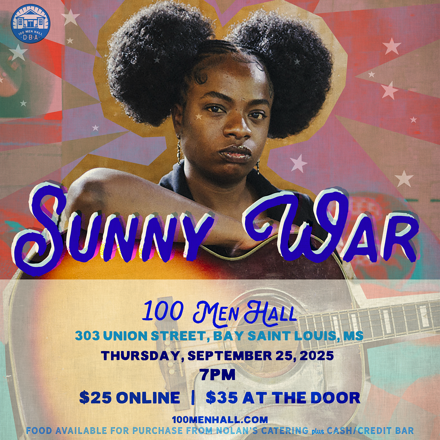 Sunny War, Thursday, September 25, 2025 @ 7PM