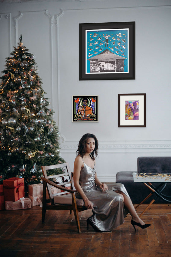 POSTER - ANN MADDEN'S MURAL - WONDER WALL OF THE HALL