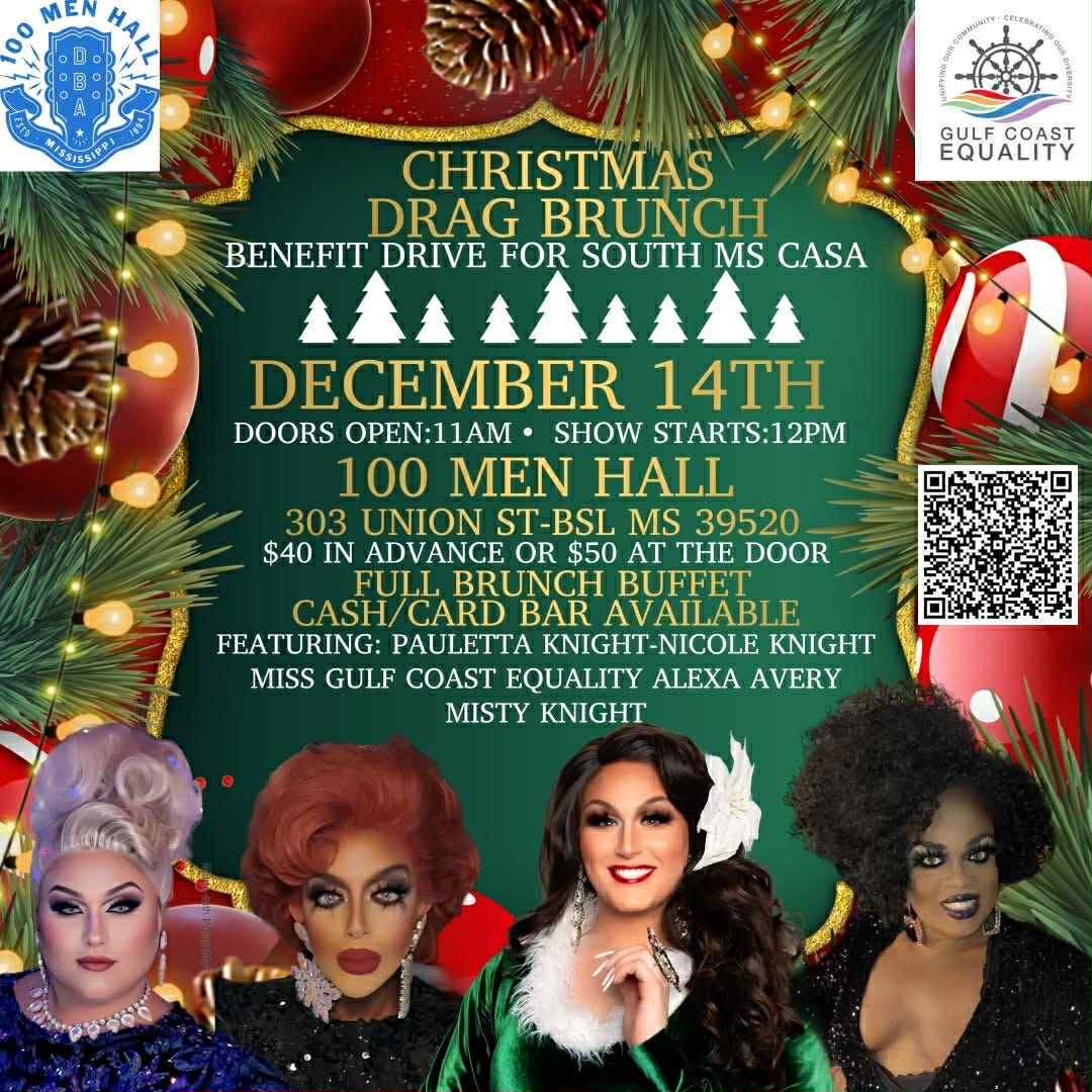 Christmas Drag Brunch for CASA, Dec 14, 2025 at noon