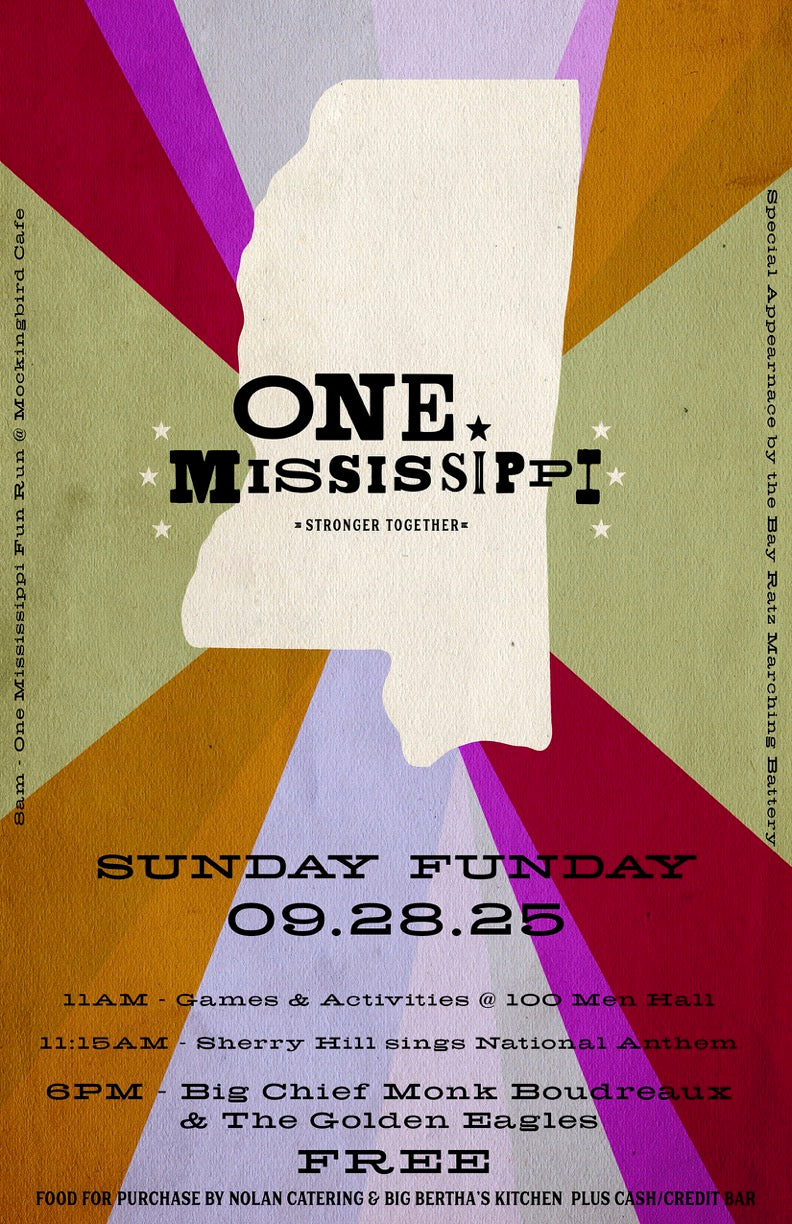 ONE MISSISSIPPI - Sunday, Sep 28, 2025
