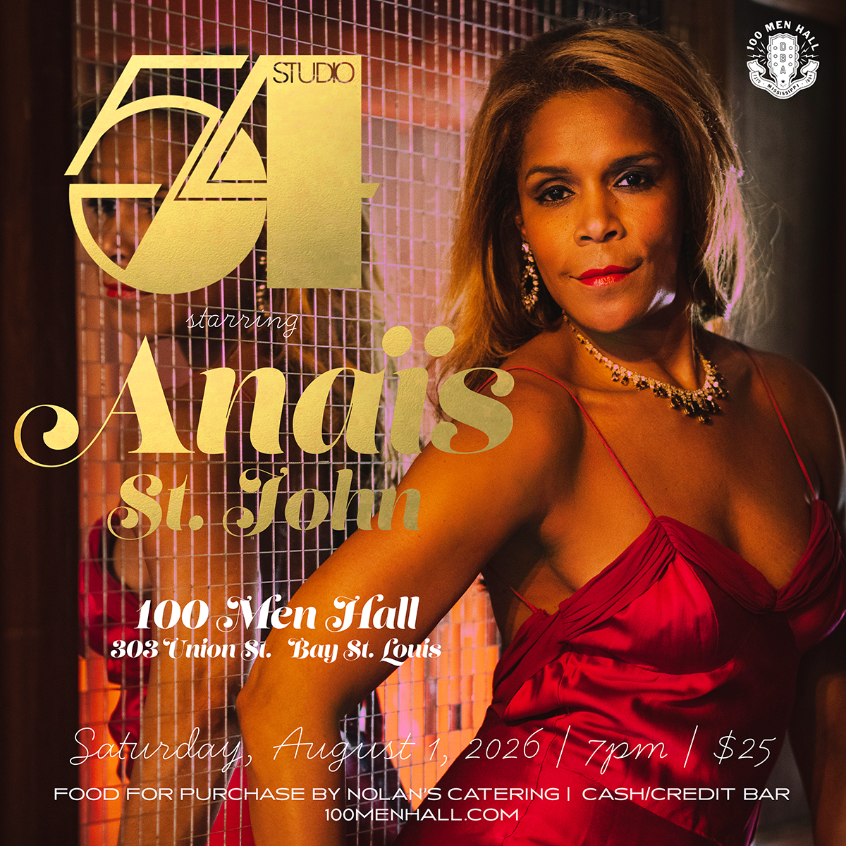 STUDIO 54 starring Anais St. John - Sat, Aug 1, 2026 at 7PM