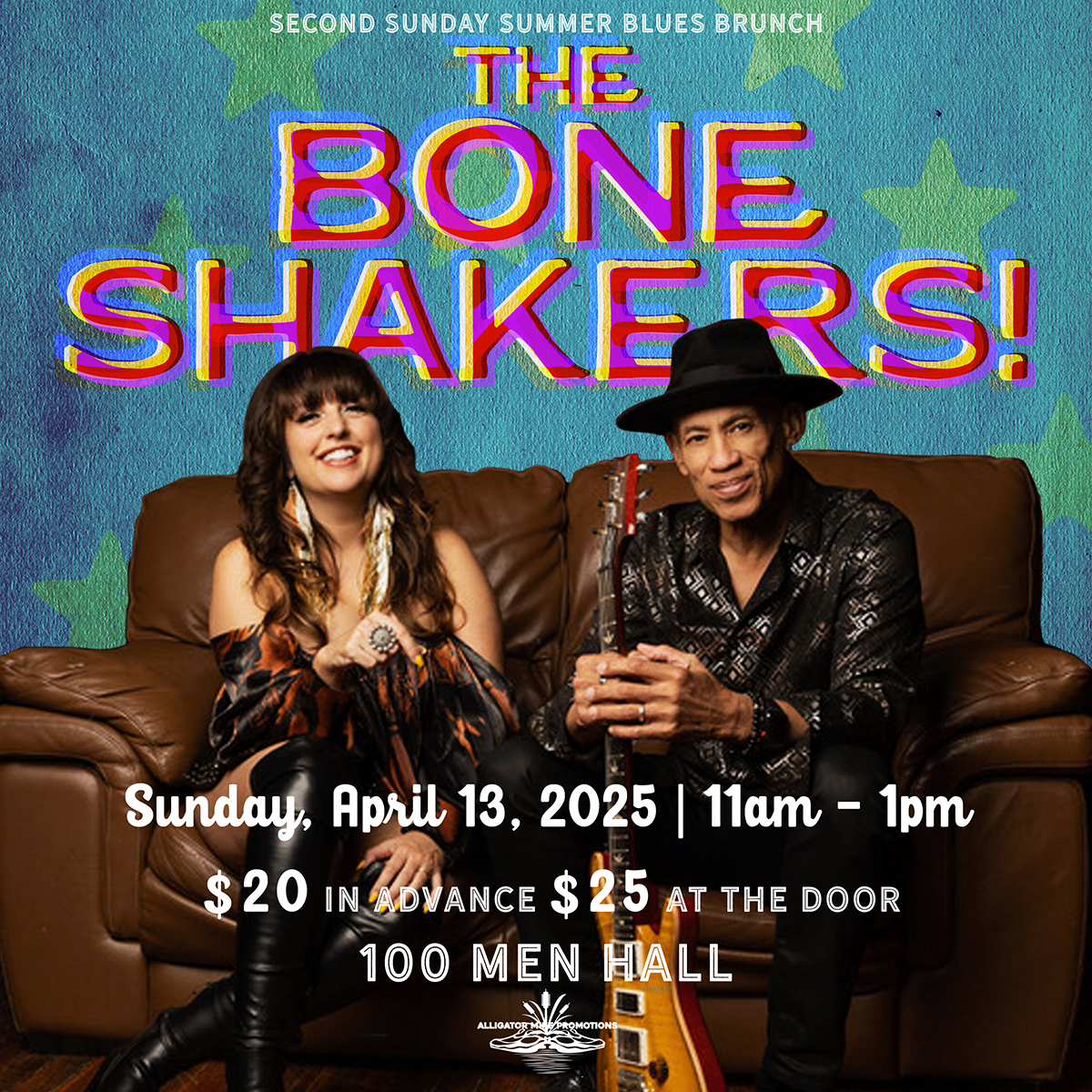 Blues Brunch featuring The Boneshakers - Sunday, Apr 13, 2025 at 11AM