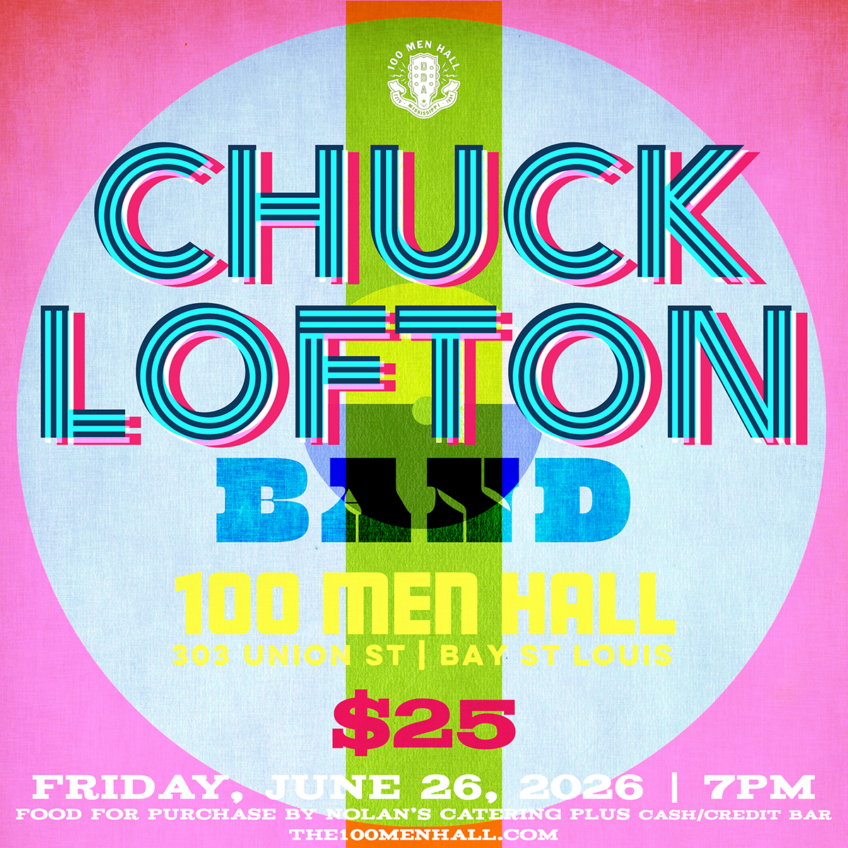Chuck Lofton Band  - Fri, June 26, 2026 @ 7PM