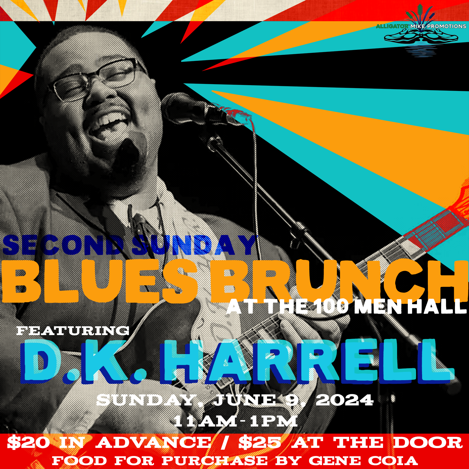 Blues Brunch featuring D.K. Harrell - Sunday, June 9, 2024 at 11AM