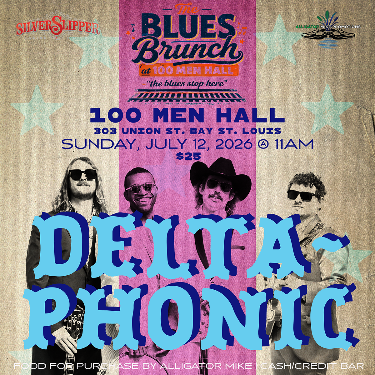 Blues Brunch featuring Deltaphonic - Sun, July 12, 2026 at 11AM
