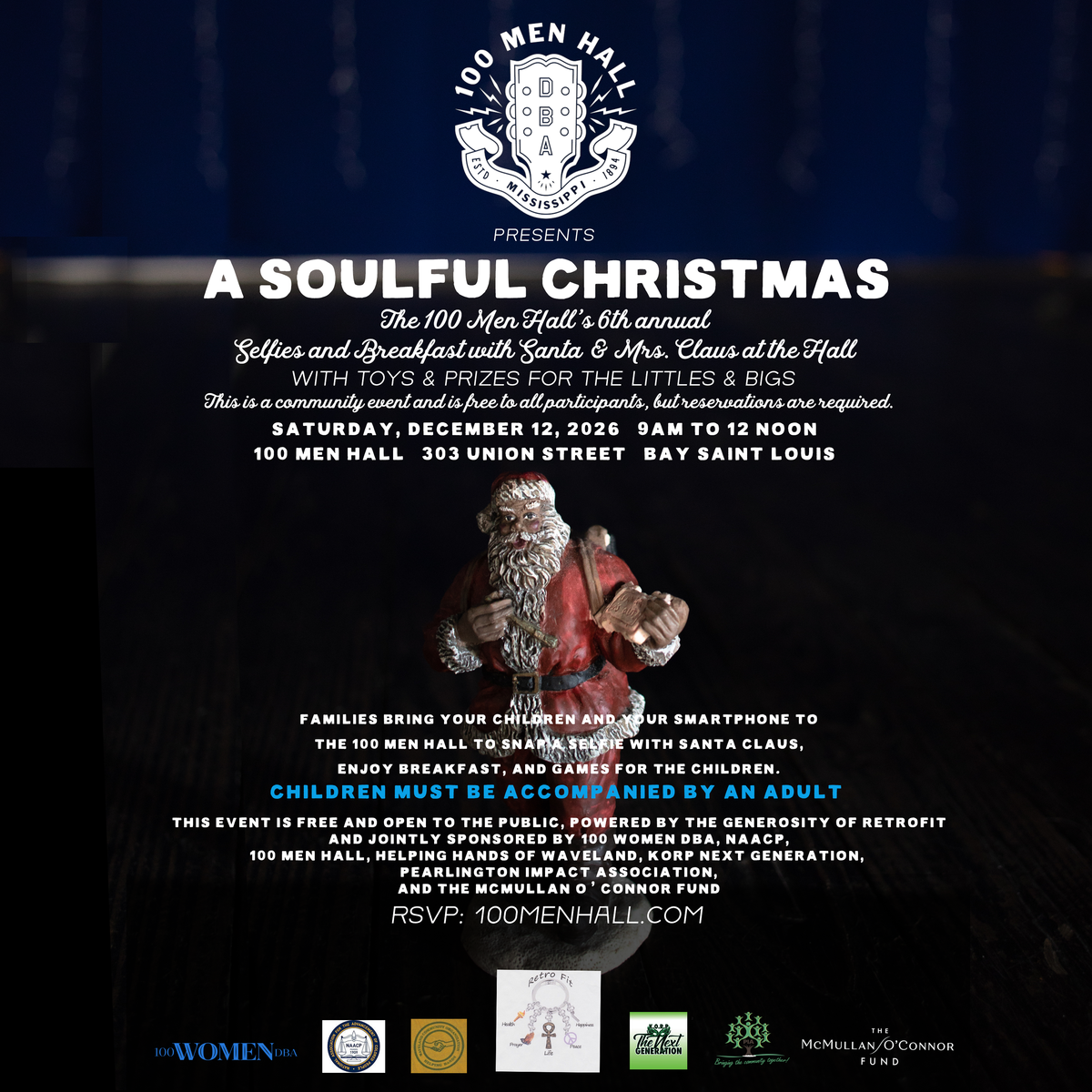 A Soulful Christmas, Saturday, December 12, 2026 at 9AM