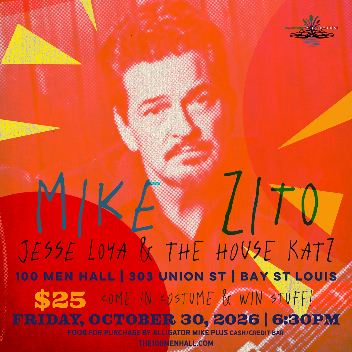 Mike Zito Blues Concert, Fri, Oct 30, 2026 @ 6:30PM