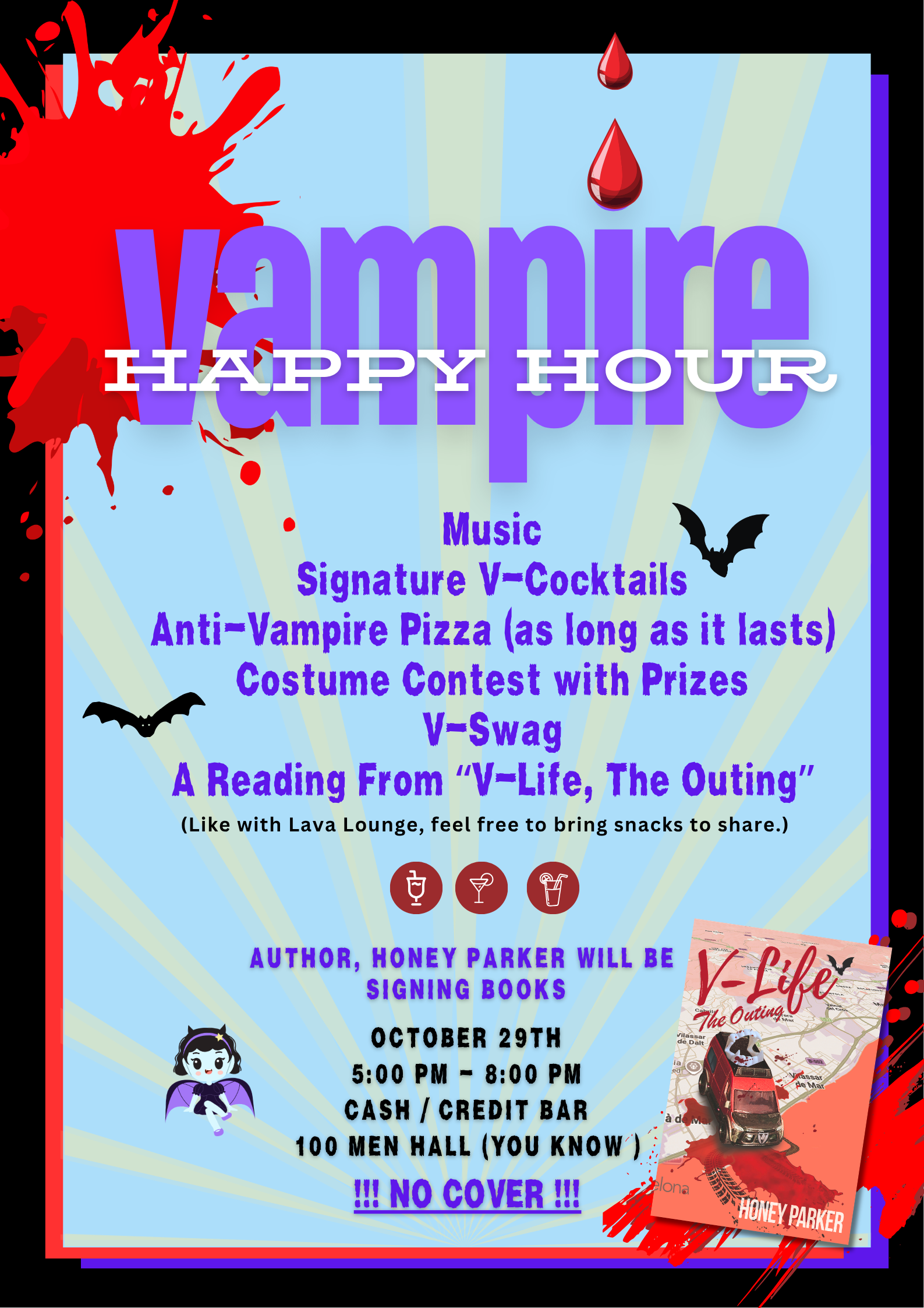 Vampire Happy Hour at Lava Lounge!